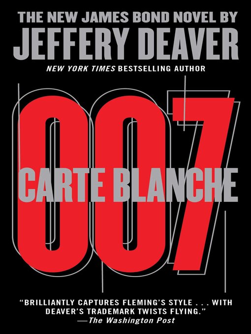 Title details for Carte Blanche by Jeffery Deaver - Wait list